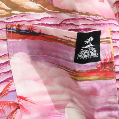 Martine Rose 22SS x Tommy Hilfiger Open Shirt Pink Size M