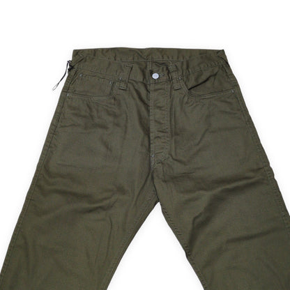 EVISU 5020 Satin Stretch Khaki Pants Size 32