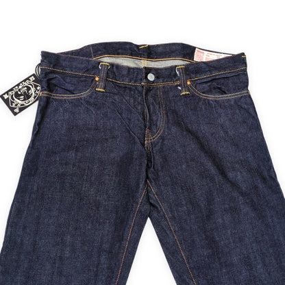 EVISU Lot.1977 Blue Kumamon Selvedge Jeans Size 31