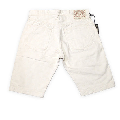 EVISU 7550 Monogram Jacquard Cotton Shorts Size 34