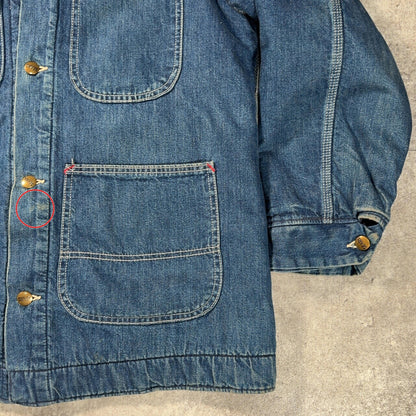 Sears 70s Work Leisure Blanket Lined Denim Coverall Jacket Size M