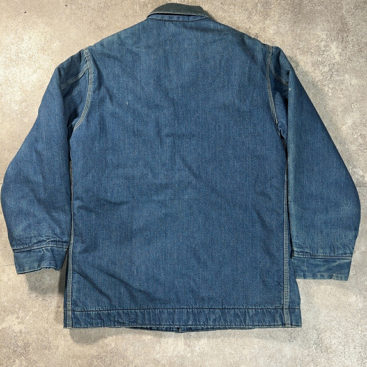 Sears 70s Work Leisure Blanket Lined Denim Coverall Jacket Size M