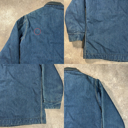 Sears 70s Work Leisure Blanket Lined Denim Coverall Jacket Size M