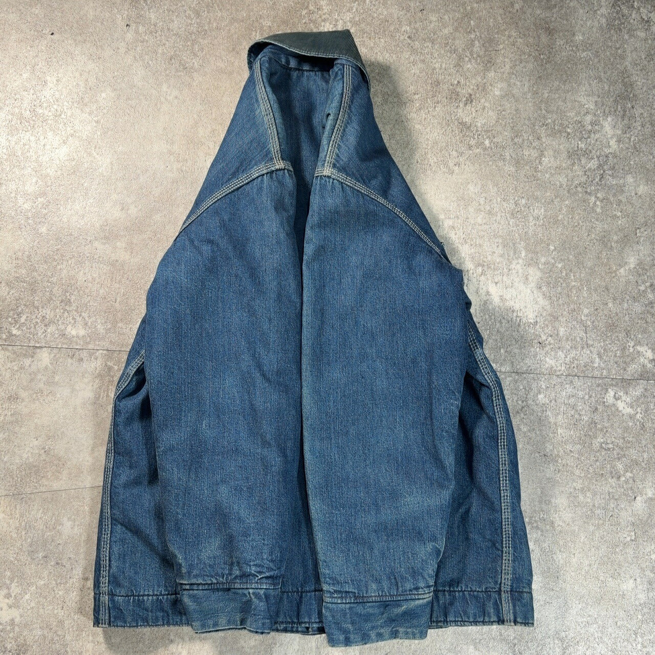 Sears 70s Work Leisure Blanket Lined Denim Coverall Jacket Size M