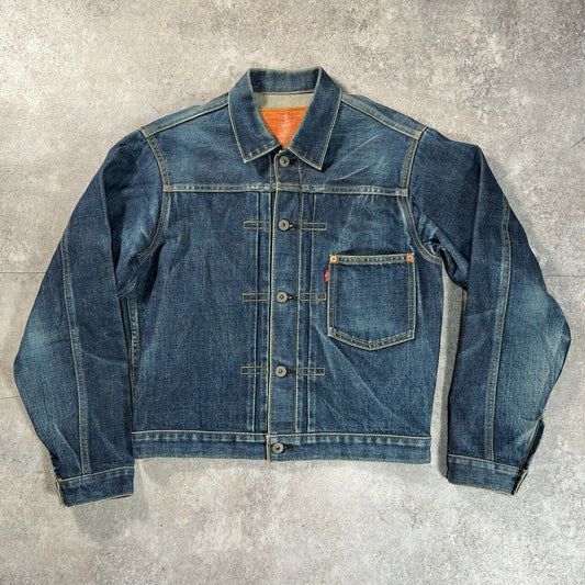 LEVI'S 90s 71506 1st Big E 506XX Denim Jacket Size M