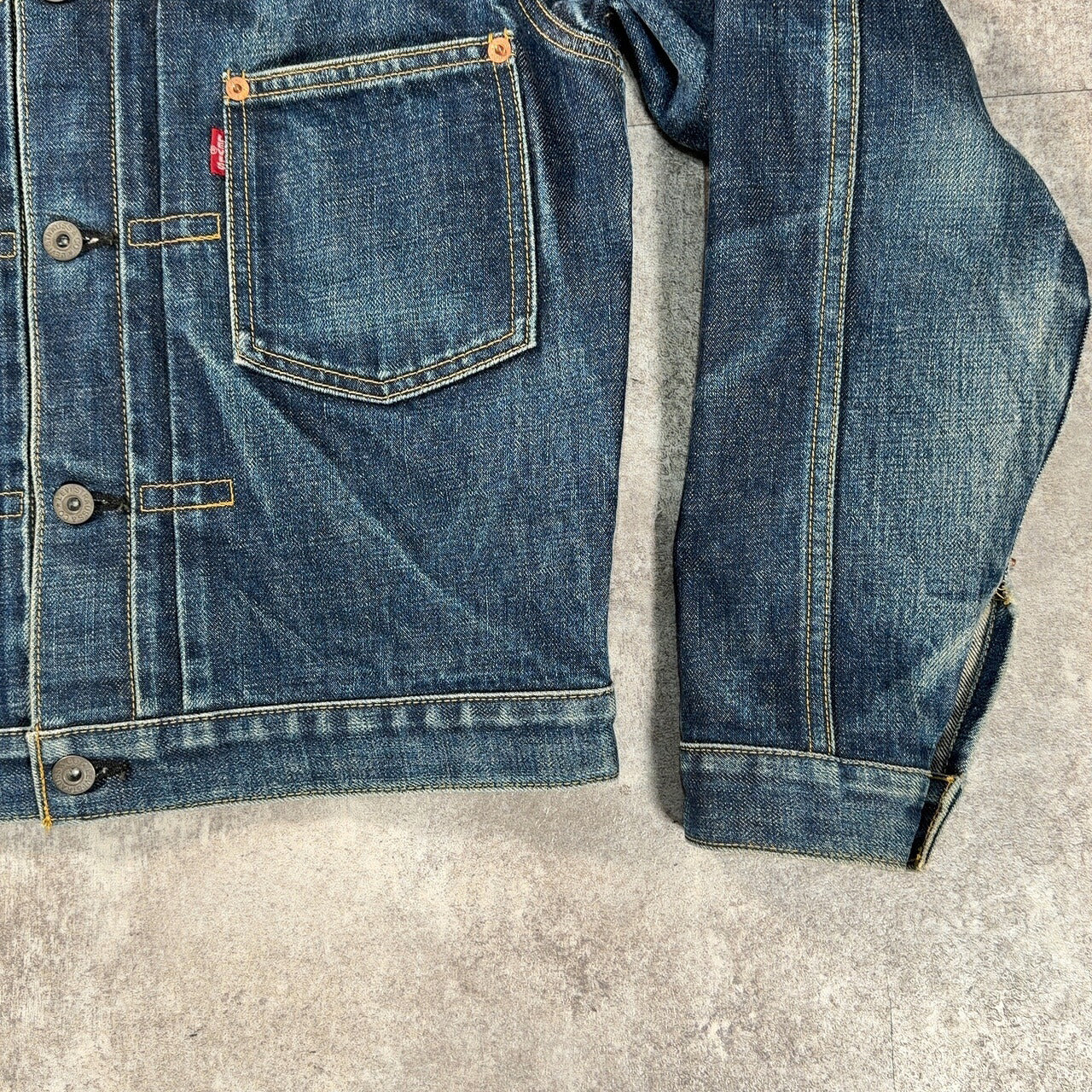LEVI'S 90s 71506 1st Big E 506XX Denim Jacket Size M