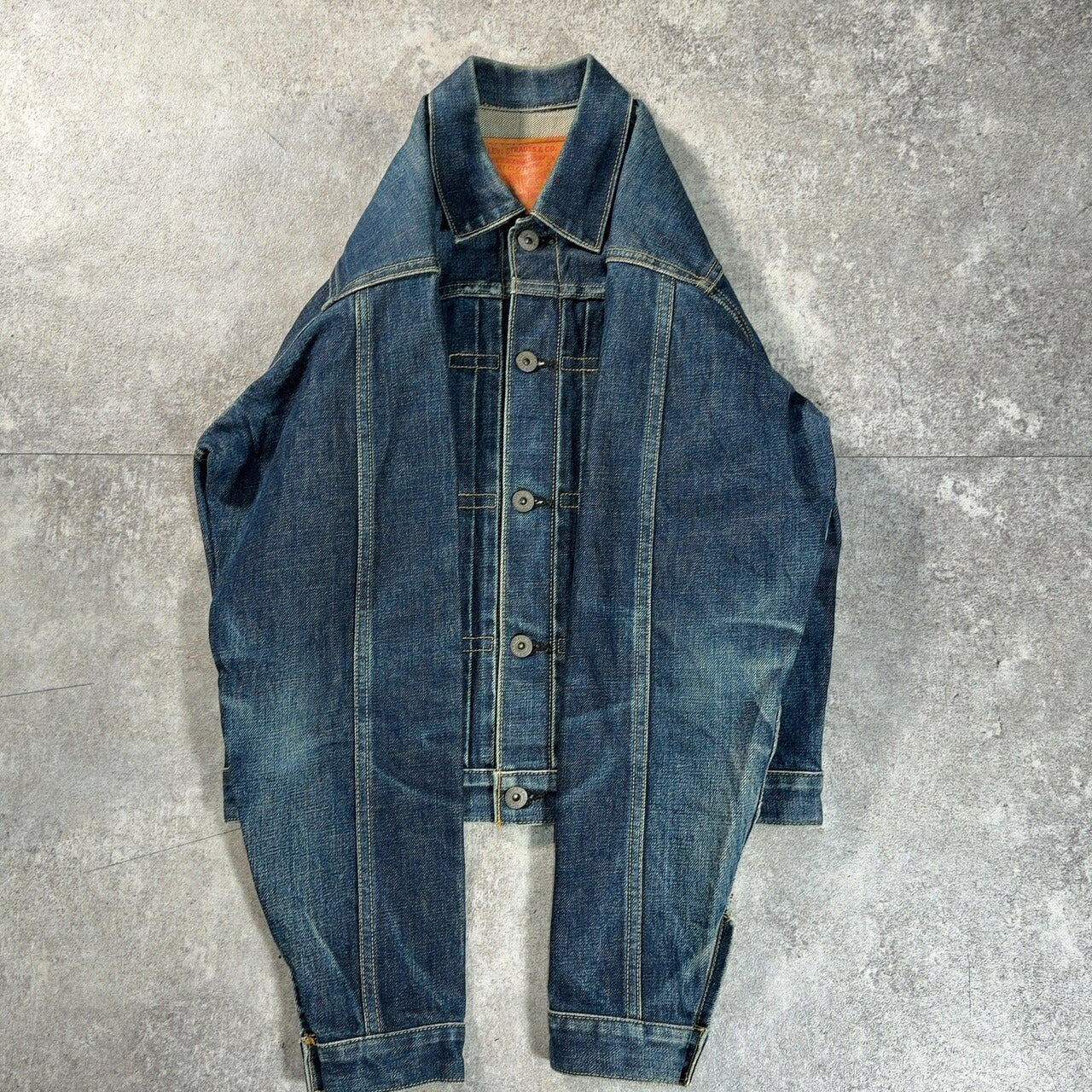 LEVI'S 90s 71506 1st Big E 506XX Denim Jacket Size M