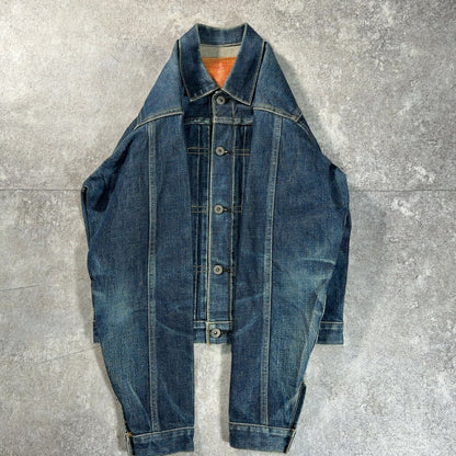 LEVI'S 90s 71506 1st Big E 506XX Denim Jacket Size M