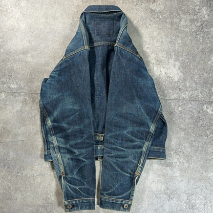LEVI'S 90s 71506 1st Big E 506XX Denim Jacket Size M