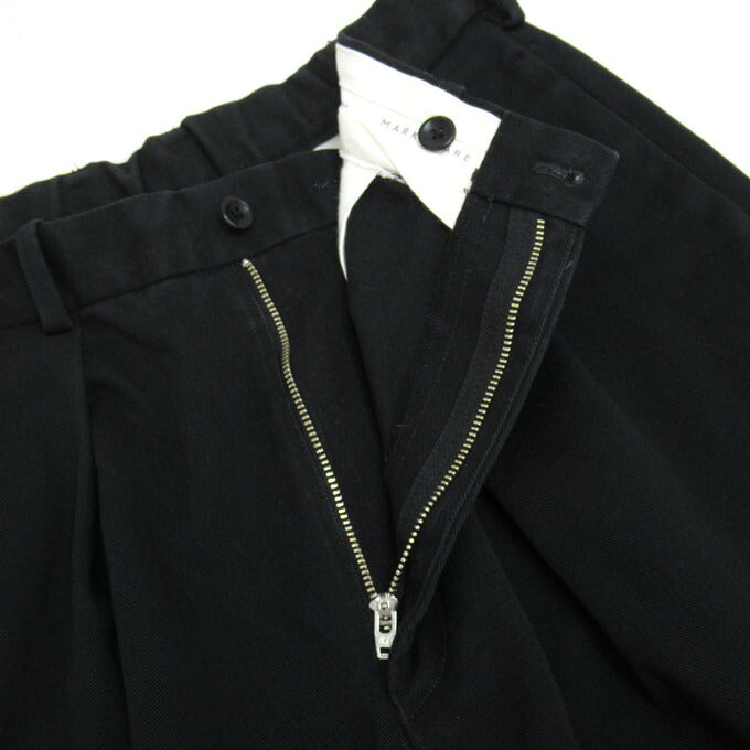 MARKAWARE Classic Fit Twill Trousers Black Size 1