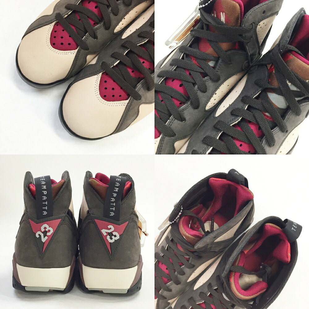 NIKE Air Jordan 7 Retro Patta Multi-Color Sneakers Size 10.5