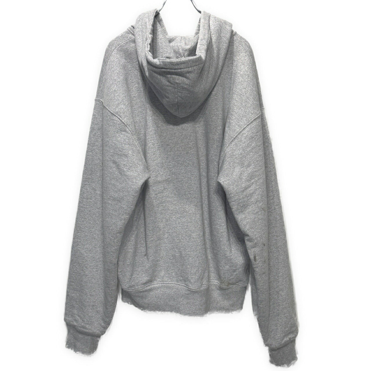 STUSSY Gray Double Face Label Full Zip Hoodie Size XL