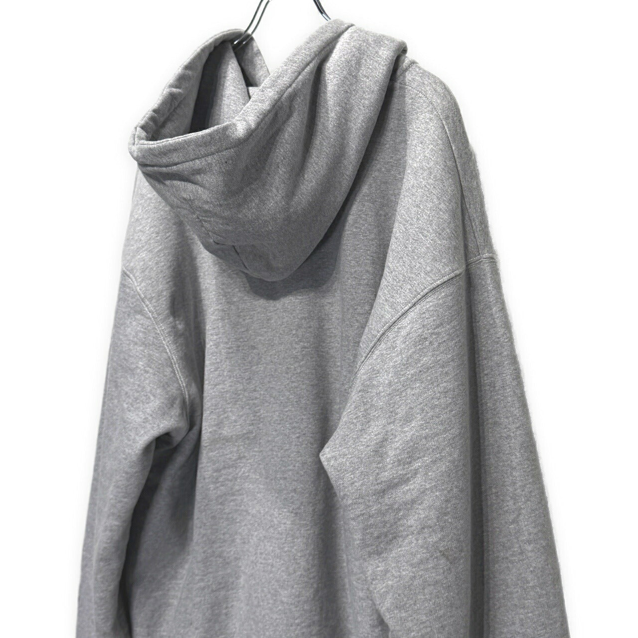 STUSSY Gray Double Face Label Full Zip Hoodie Size XL