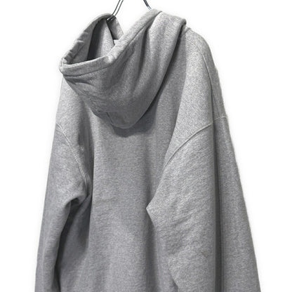 STUSSY Gray Double Face Label Full Zip Hoodie Size XL