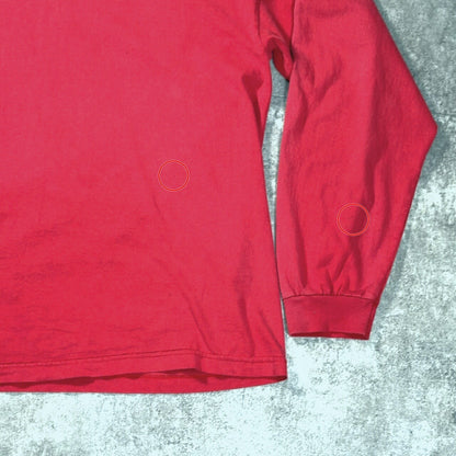 West Coast Choppers 00s Faded Red 4-Print Long Sleeve Tee Size 3XL