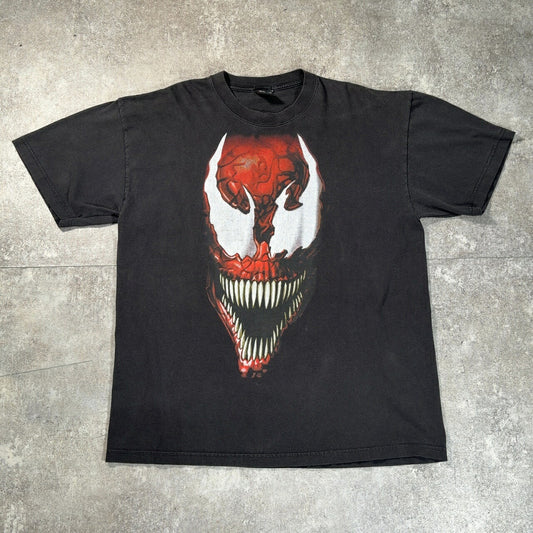 MARVEL 90s-00s Venom Carnage Faded Graphic T-Shirt Size L