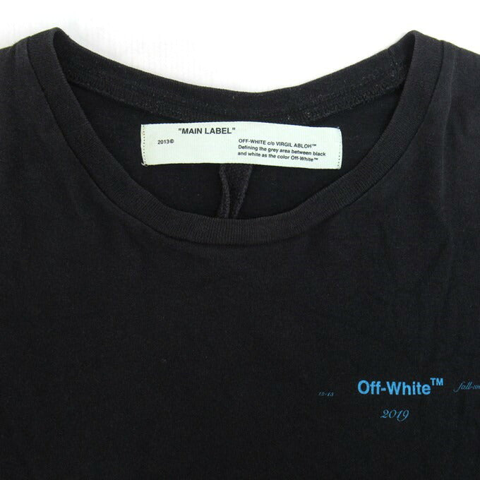 OFF-WHITE Gradient Logo T-Shirt Black Size S