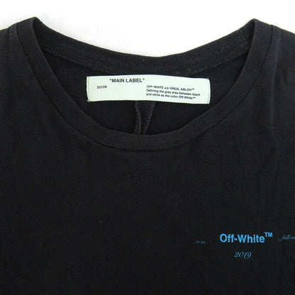 OFF-WHITE Gradient Logo T-Shirt Black Size S