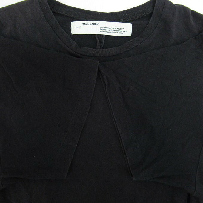 OFF-WHITE Gradient Logo T-Shirt Black Size S
