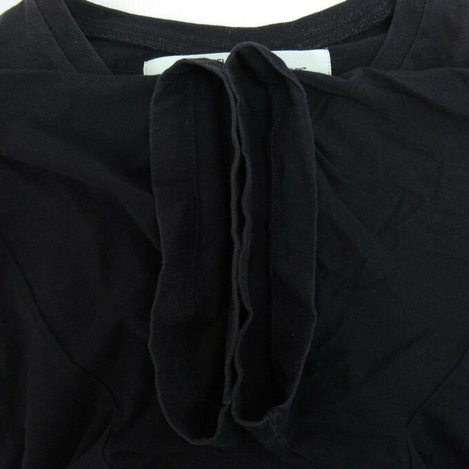 OFF-WHITE Gradient Logo T-Shirt Black Size S