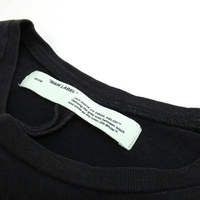 OFF-WHITE Gradient Logo T-Shirt Black Size S