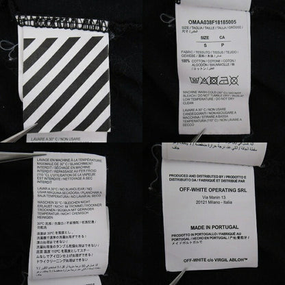 OFF-WHITE Gradient Logo T-Shirt Black Size S