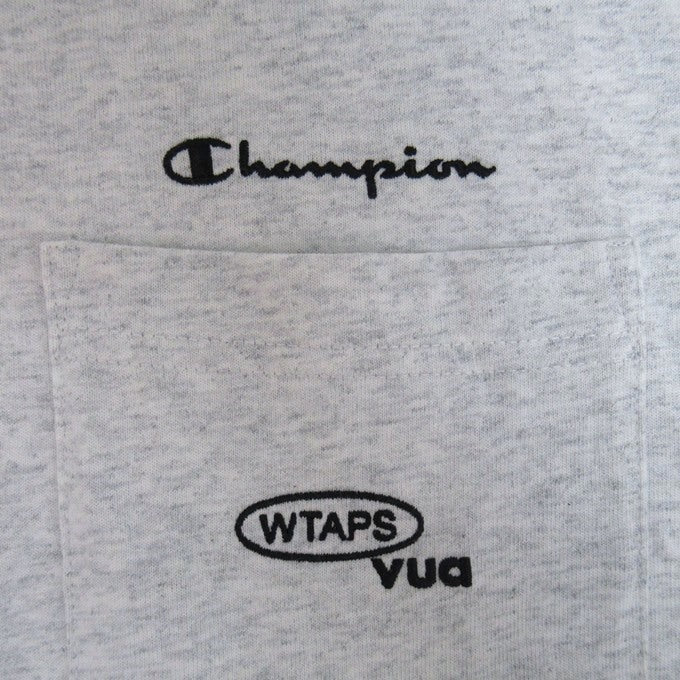WTAPS x Champion 25AW Academy Long Sleeve T-Shirt Gray Size XL