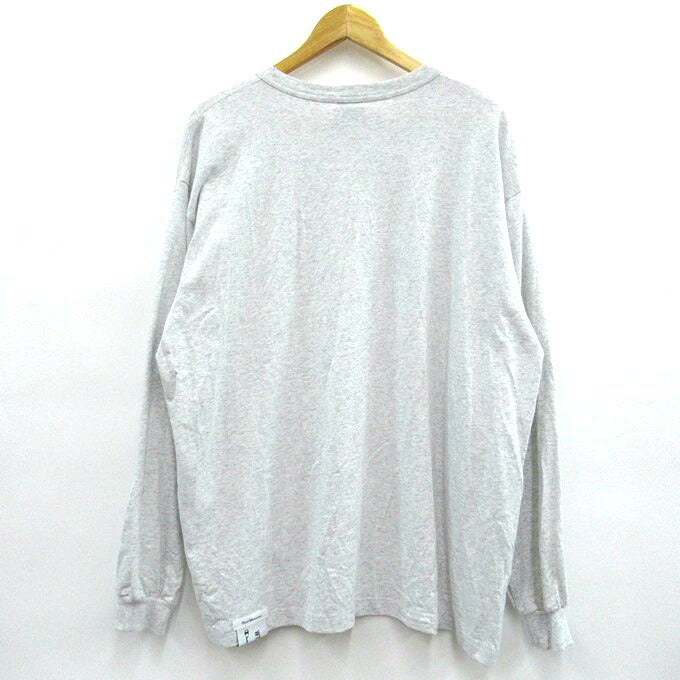 WTAPS x Champion 25AW Academy Long Sleeve T-Shirt Gray Size XL