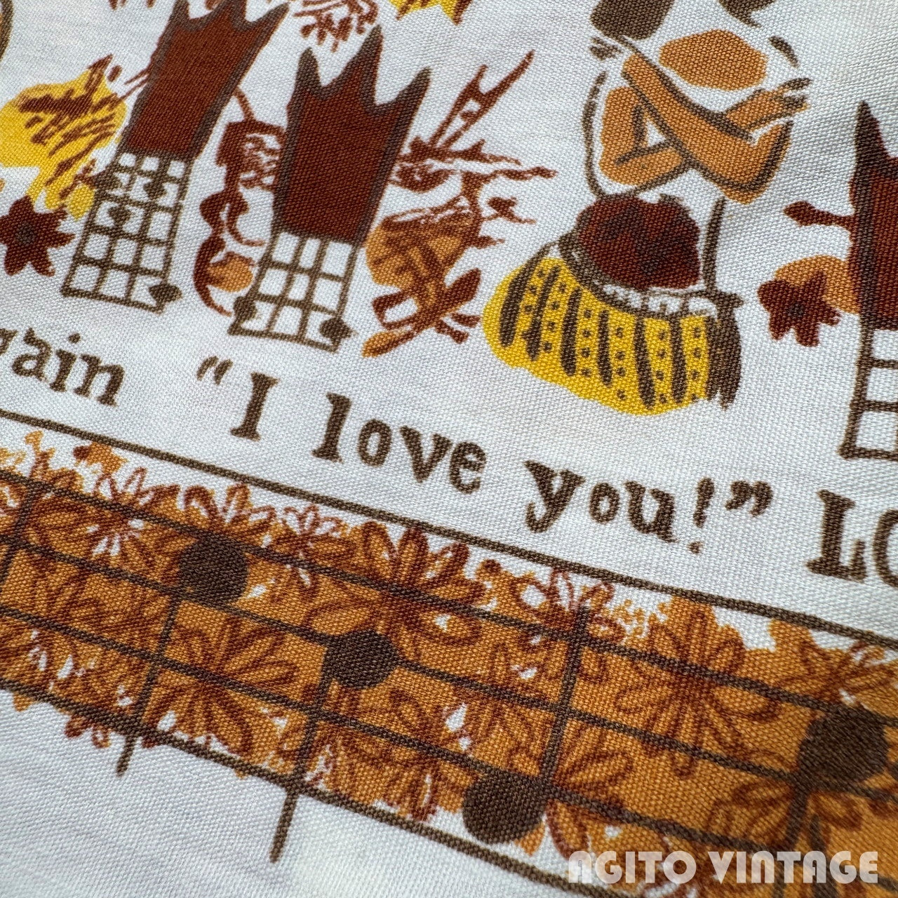 Lei-O-Hawaii 50s Vintage Cotton Hawaiian Hula Girl Shirt Size XL