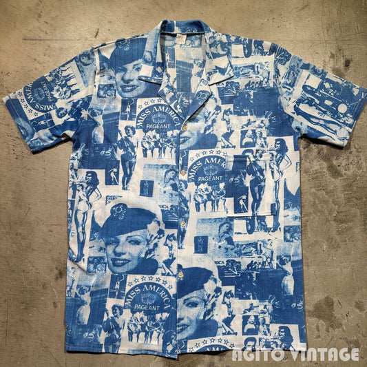 Unknown 70s Marilyn Monroe Collage Shirt Size L
