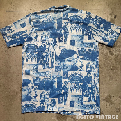 Unknown 70s Marilyn Monroe Collage Shirt Size L