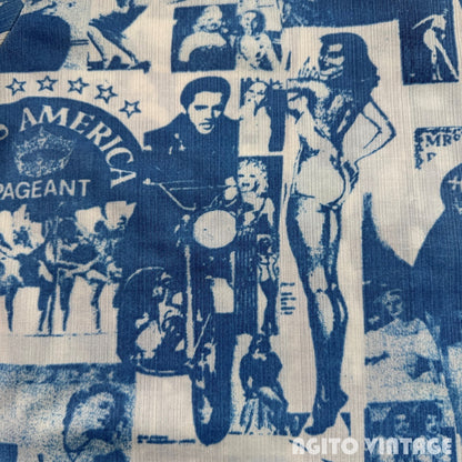 Unknown 70s Marilyn Monroe Collage Shirt Size L