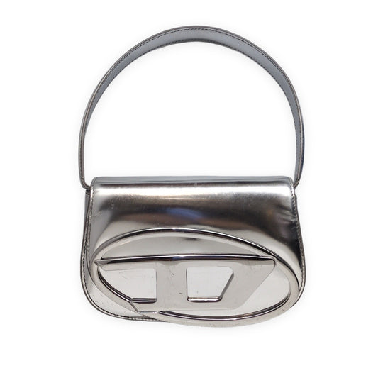 DIESEL Silver 1DR Metallic Shoulder Bag