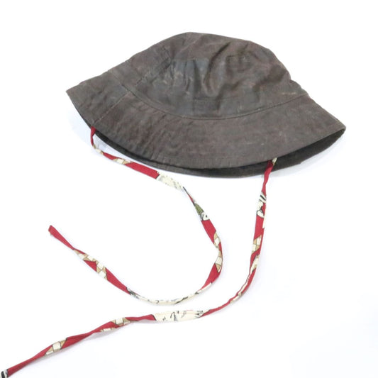 GUCCI x Barbour Waxed Cotton Limited Bucket Hat Brown Size M