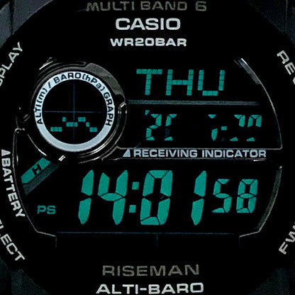 G-SHOCK GW-9200BWJ-1 Riseman Twin Watch Black Size ONE SIZE