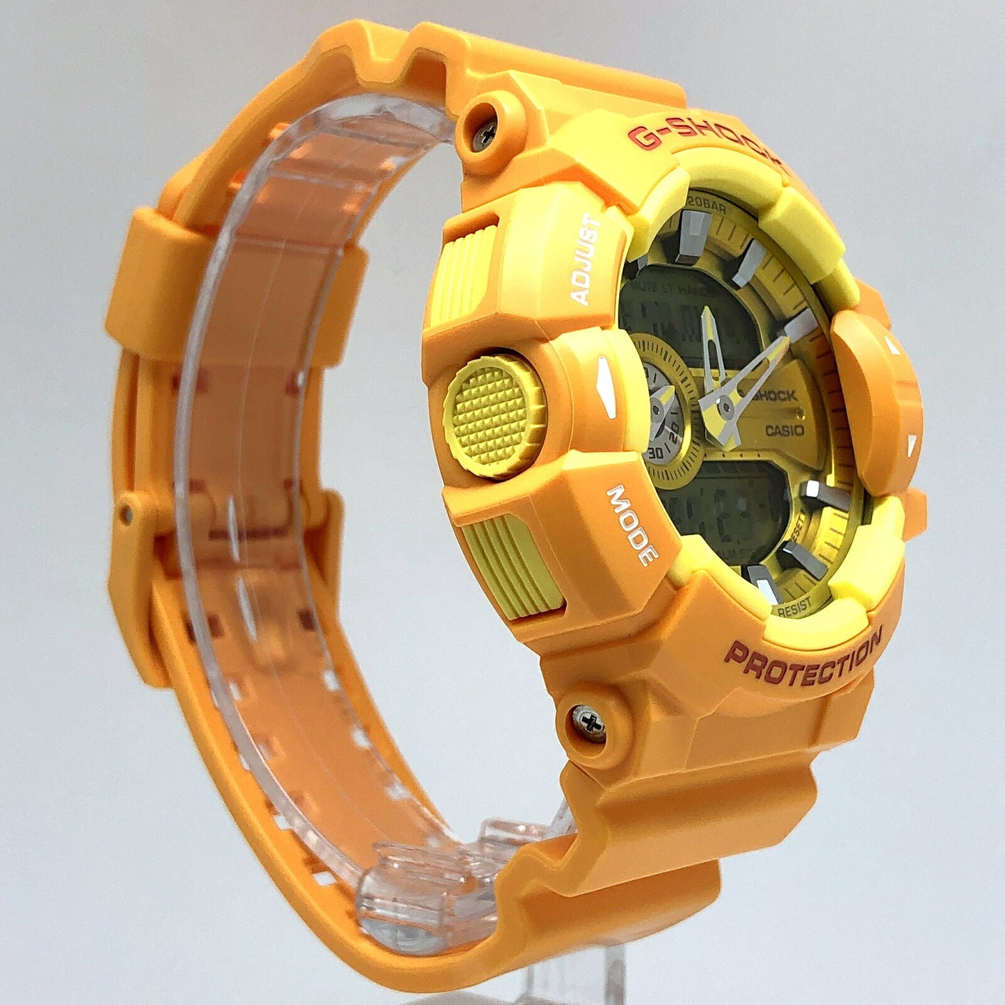G-SHOCK GA-400A-9A Rotary Switch Matte Yellow Watch Size ONE SIZE