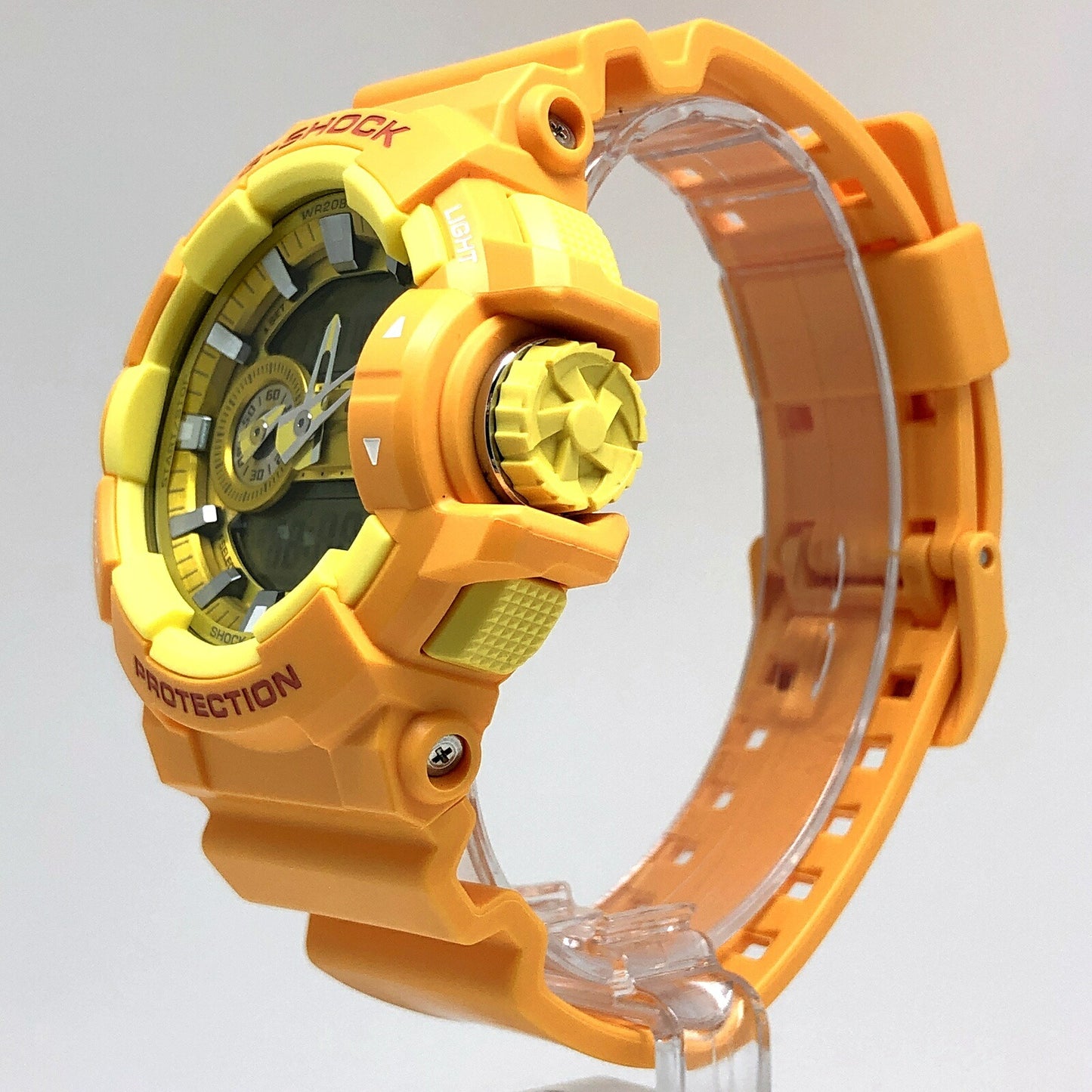 G-SHOCK GA-400A-9A Rotary Switch Matte Yellow Watch Size ONE SIZE