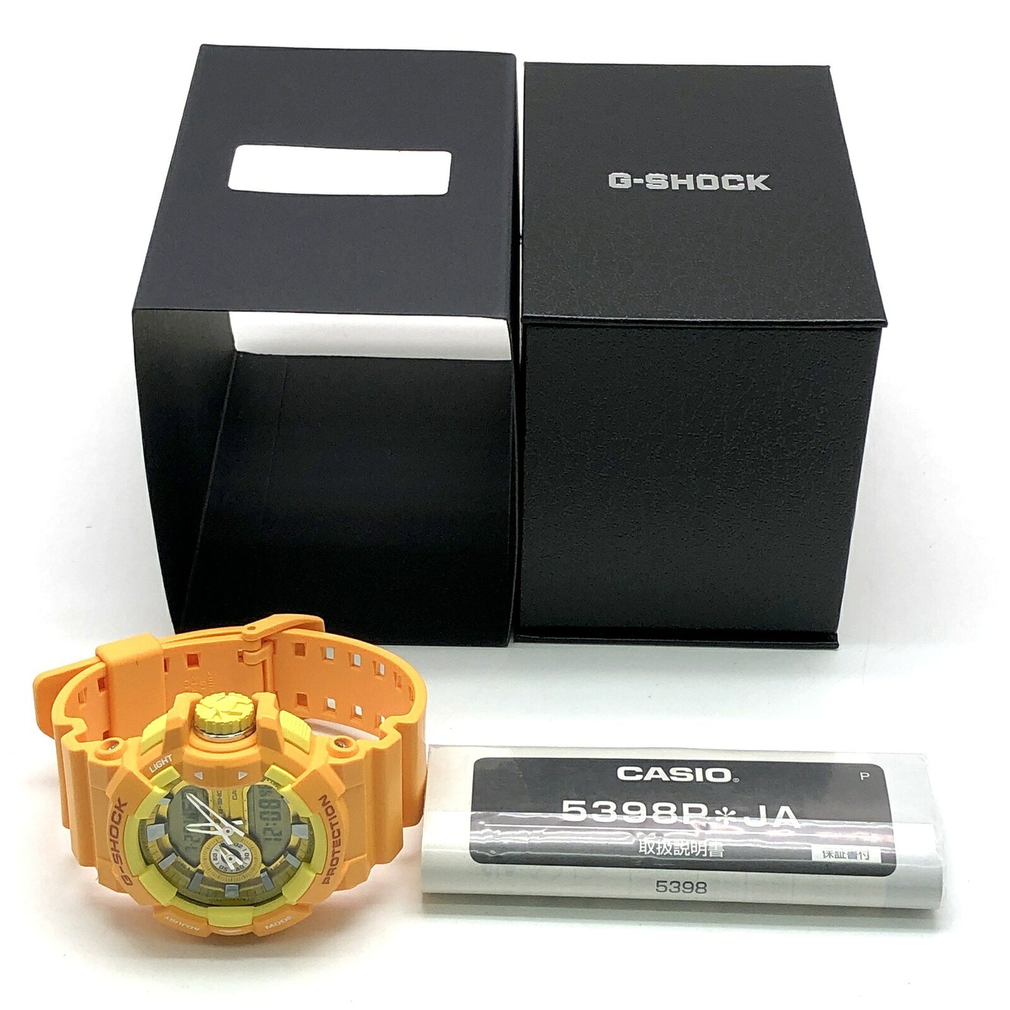 G-SHOCK GA-400A-9A Rotary Switch Matte Yellow Watch Size ONE SIZE