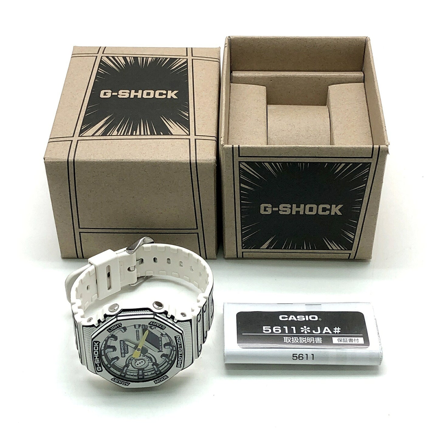 G-SHOCK GA-2100MNG-7A Manga Theme Watch White Size ONE SIZE