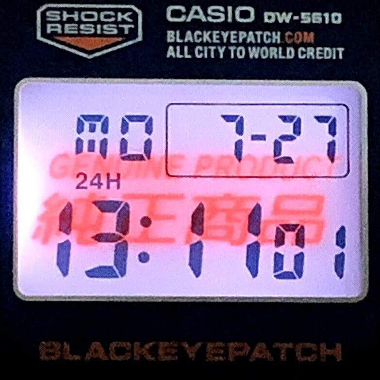 G-SHOCK BlackEyePatch Square DW-5610 Watch Size ONE SIZE