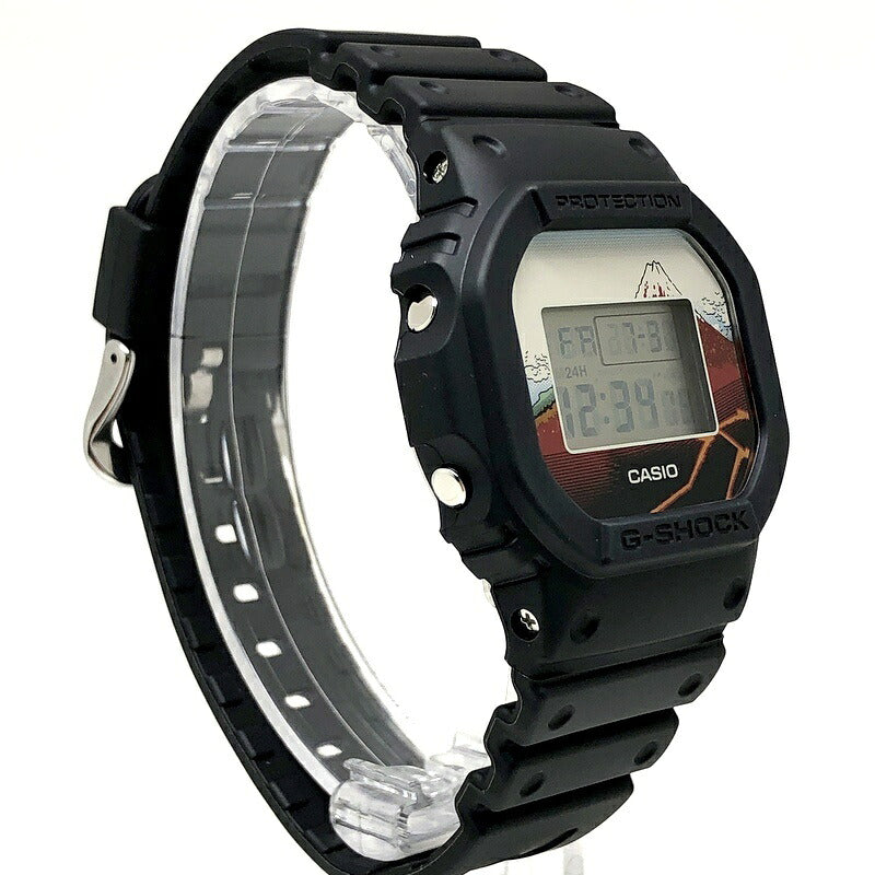 G-SHOCK Hokusai Fuji Black DW-5600 Watch Size ONE SIZE