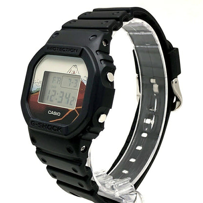 G-SHOCK Hokusai Fuji Black DW-5600 Watch Size ONE SIZE