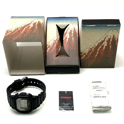 G-SHOCK Hokusai Fuji Black DW-5600 Watch Size ONE SIZE