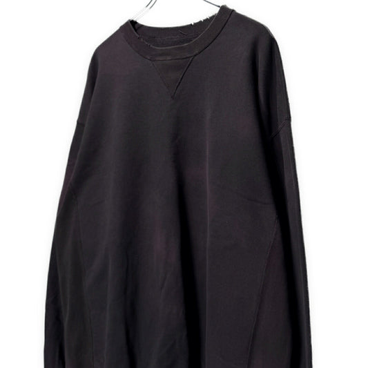 DENHAM A IN UCRAFT Distressed Sweatshirt Size L