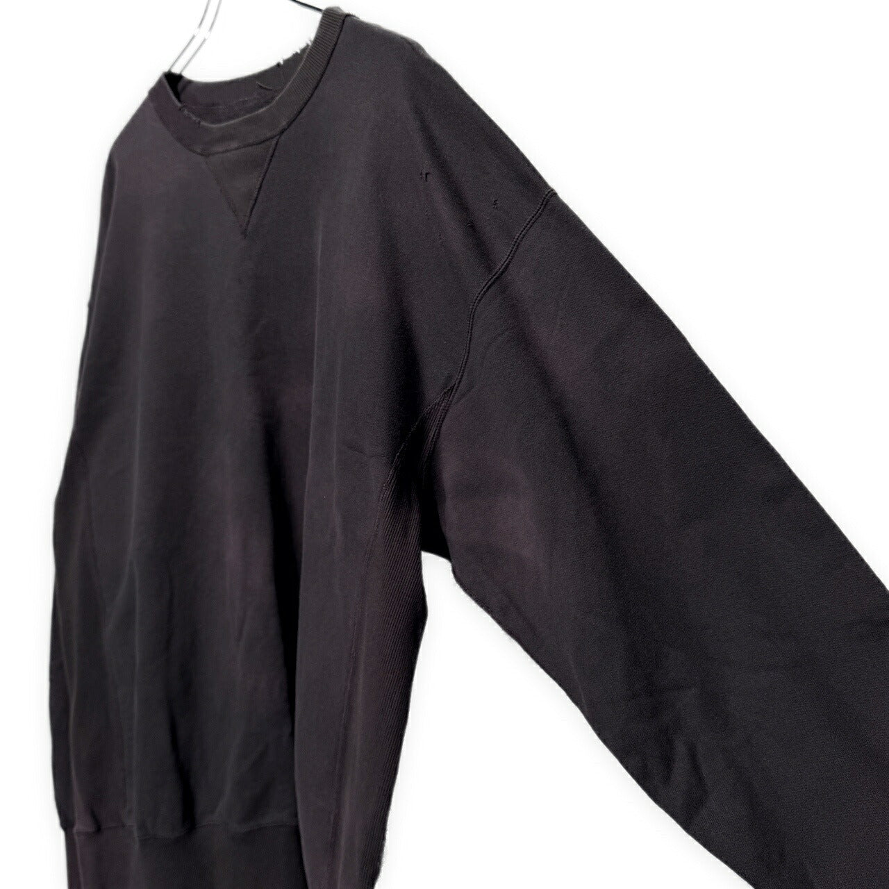 DENHAM A IN UCRAFT Distressed Sweatshirt Size L