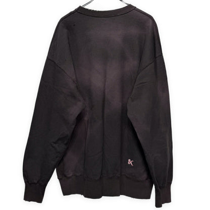 DENHAM A IN UCRAFT Distressed Sweatshirt Size L