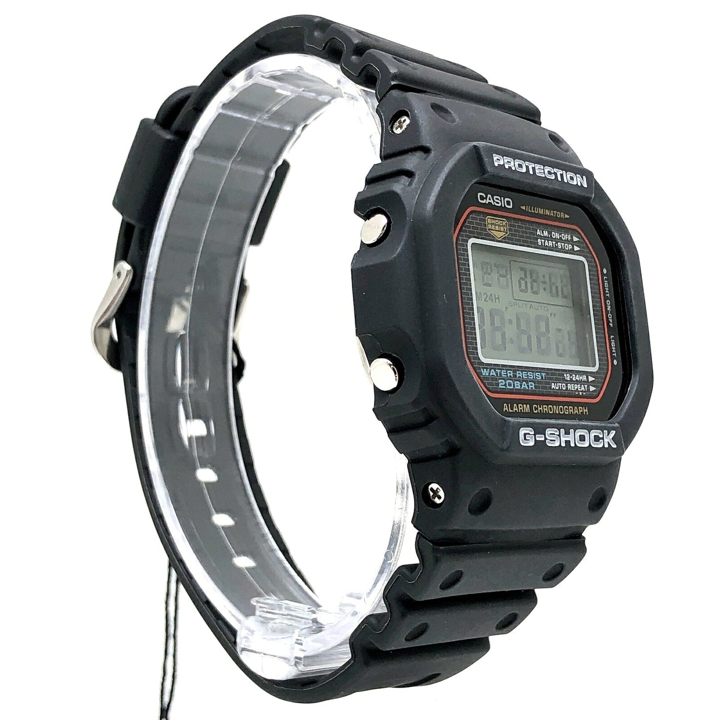 G-SHOCK DW-5000-1 Reissue Screw Back EL Watch Size ONE SIZE