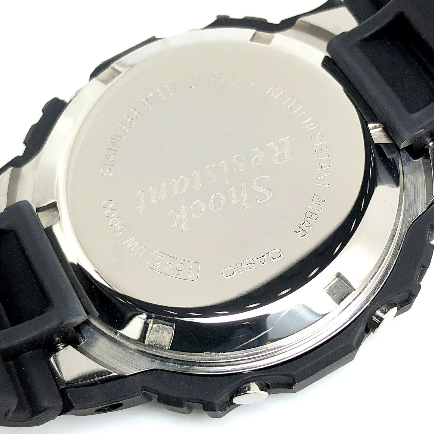 G-SHOCK DW-5000-1 Reissue Screw Back EL Watch Size ONE SIZE