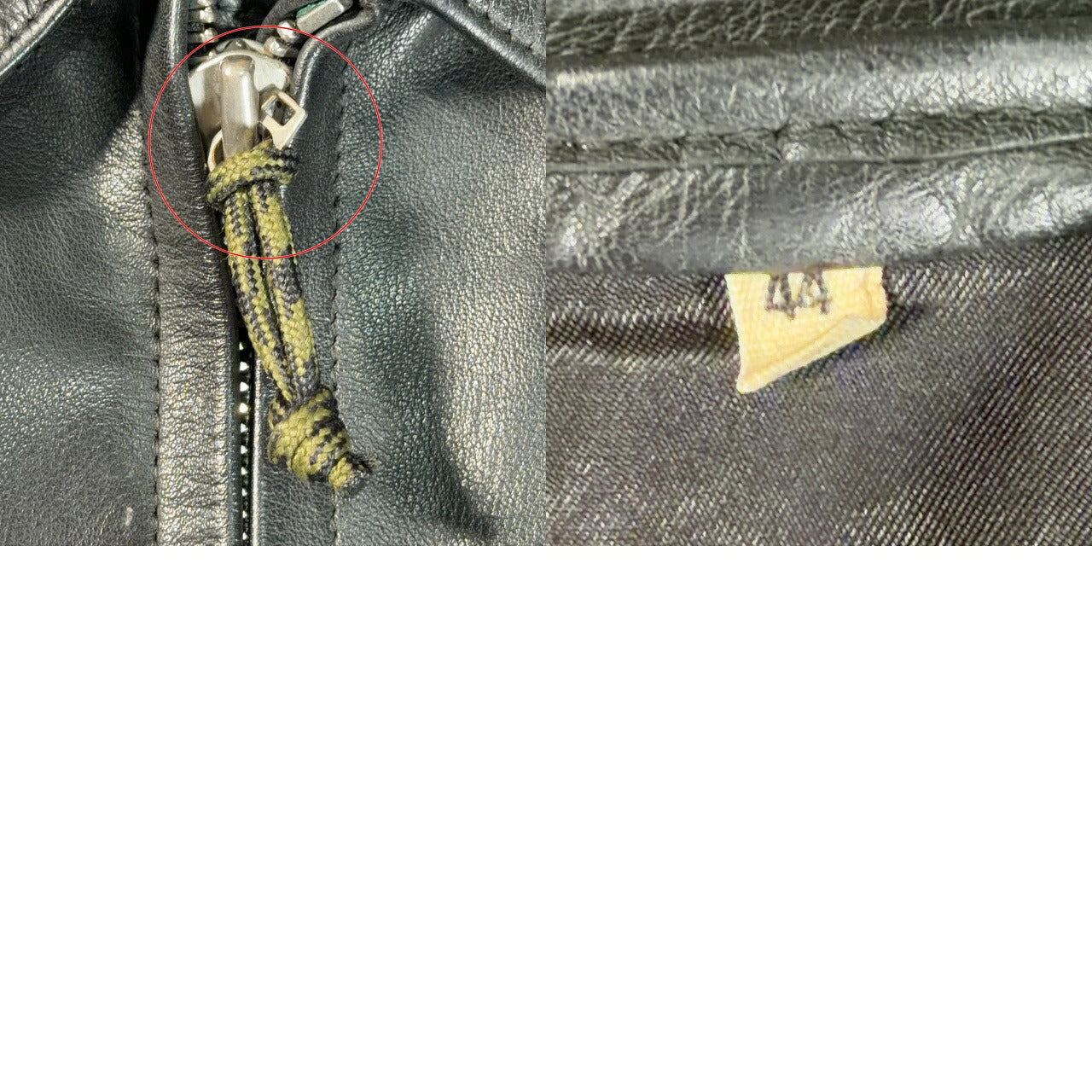 POLIZEI German Police Leather Jacket Black Size 44