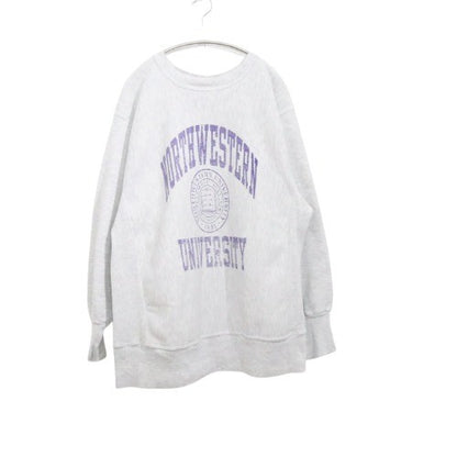 RUGGED SWEATS 90s Vintage USA Cotton Sweatshirt Gray Size M